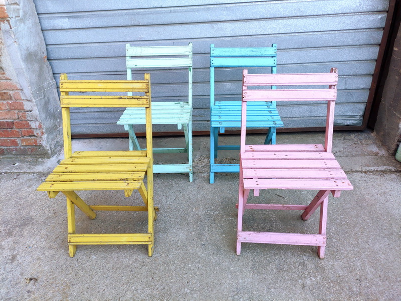 silla plegable espectaculo circo madera 45-77x40x42 t200u